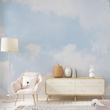 Papel de Parede Adesivo NUVEM
