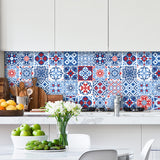 Papel de Parede Adesivo de Azulejos - BIARRITZ