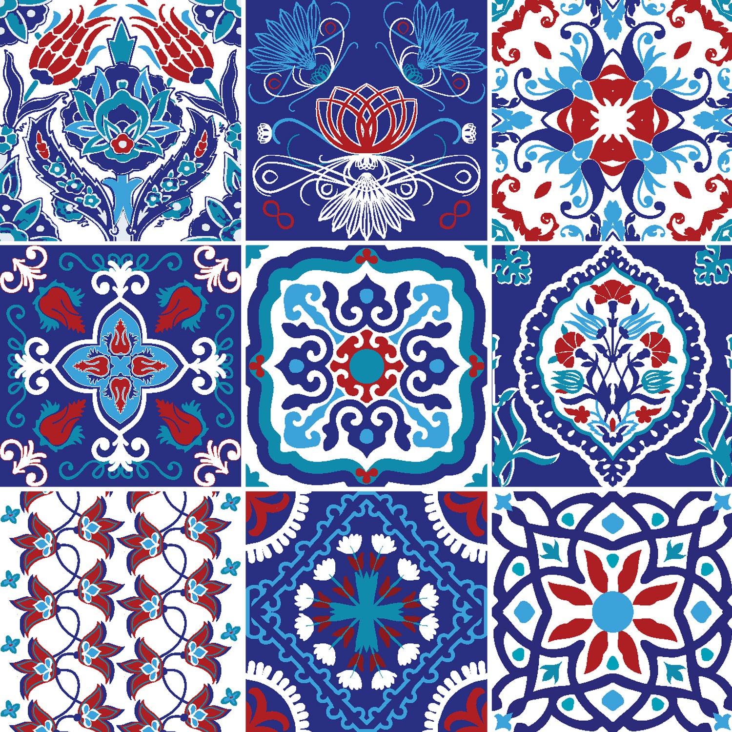 Kit de Adesivos AZULEJOS TURQUIA
