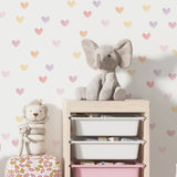 KIT CORAÇÕES AQUARELADOS ROSA