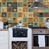 Kit de Adesivos - AZULEJOS CAFÉ