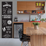 Adesivo Decorativo de Parede Tipo Lousa BARBECUE