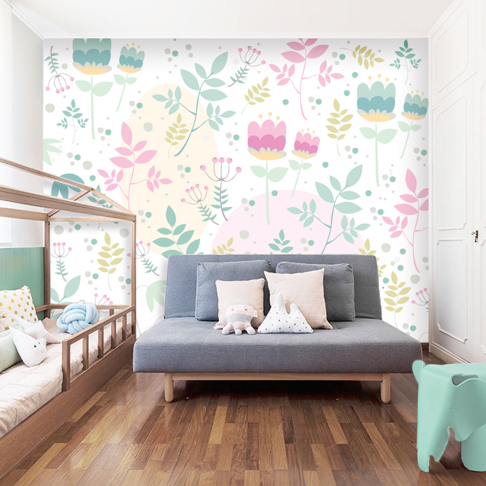 Papel de Parede Floral Adesivo AMOR SEM FIM