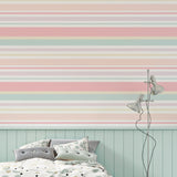 Papel de Parede Adesivo - LISTRAS SWEET