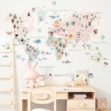 Papel de Parede  Mapa Mundi Infantil IMAGINATION Rosé