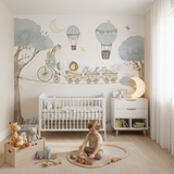 Papel de Parede Adesivo TREM DA ALEGRIA BLUE