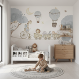 Papel de Parede Adesivo TREM DA ALEGRIA BLUE