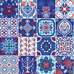 Papel de Parede Adesivo de Azulejos - TURQUIA