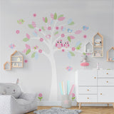 Adesivo Decorativo de Parede com Árvore Infantil CANDY TREE MENINA