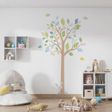 Adesivo Decorativo de Parede Infantil  ÁRVORE ENCANTO MENINO