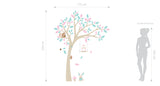 Adesivo Decorativo de Parede Floral Infantil DOCE QUINTAL MENINA