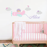 Adesivo Decorativo de Parede Infantil BABY FLY MENINA