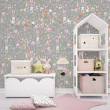 Papel de Parede Adesivo BUNNY GARDEN