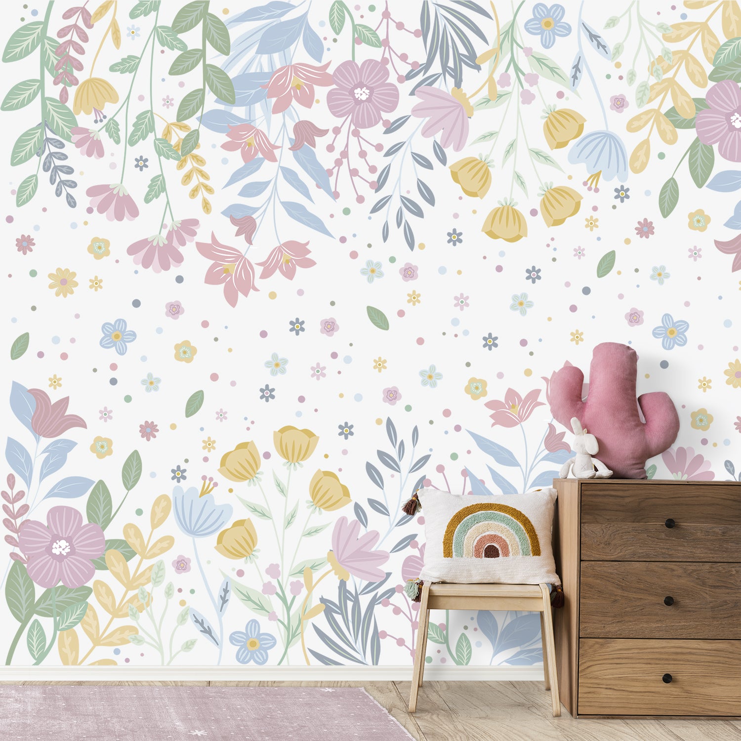 Papel de Parede para Quarto de Jardim Encantado