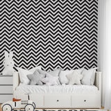 Papel de Parede Adesivo - CHEVRON BLACK