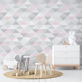 Papel de Parede Adesivo TRIÂNGULOS TUTI FRUTI