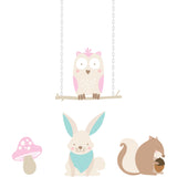 Adesivo Decorativo de Parede Floral Infantil DOCE QUINTAL MENINA