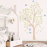 Adesivo Decorativo de Parede ÁRVORE FOLHAS MENINO
