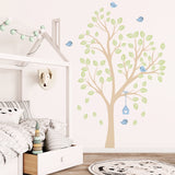 Adesivo Decorativo de Parede ÁRVORE FOLHAS MENINO