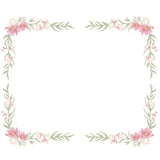 Adesivo Decorativo de Parede Floral - CLASSIC