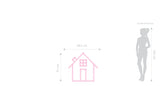Adesivo Decorativo de Parede Infantil - CASINHA