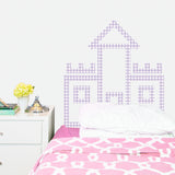 Adesivo Decorativo de Parede Infantil CASTELO MENINA