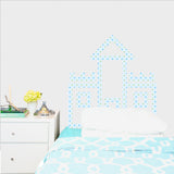 Adesivo Decorativo de Parede Infantil - CASTELO MENINO