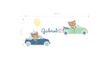 Adesivo Decorativo de Parede Infantil - URSINHO FOM-FOM