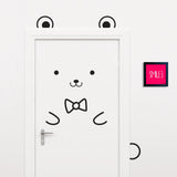 Adesivo Decorativo para Parede ou Porta - CUTE BEAR