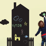 Adesivo de Parede Infantil tipo Quadro Negro - VILA FELIZ